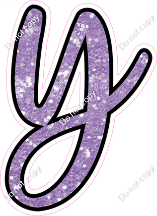 CUL 23.5" Individuals - Lavender Sparkle y