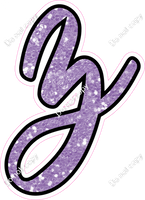 CUL 23.5" Individuals - Lavender Sparkle z