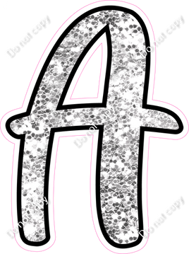 CUL 23.5" Individuals - Light Silver Sparkle A