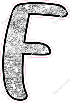 CUL 23.5" Individuals - Light Silver Sparkle F