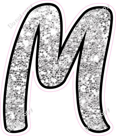 CUL 23.5" Individuals - Light Silver Sparkle M