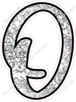 CUL 23.5" Individuals - Light Silver Sparkle O