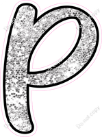 CUL 23.5" Individuals - Light Silver Sparkle P