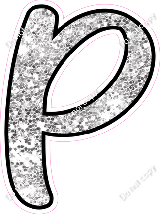 CUL 23.5" Individuals - Light Silver Sparkle P