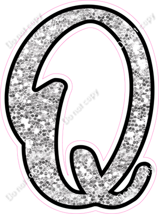 CUL 23.5" Individuals - Light Silver Sparkle Q