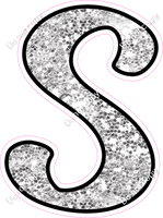 CUL 23.5" Individuals - Light Silver Sparkle S