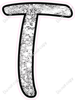 CUL 23.5" Individuals - Light Silver Sparkle T