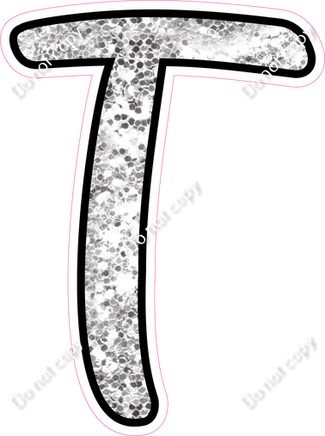 CUL 23.5" Individuals - Light Silver Sparkle T