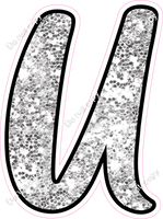 CUL 23.5" Individuals - Light Silver Sparkle U