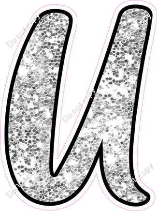 CUL 23.5" Individuals - Light Silver Sparkle U