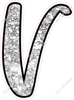 CUL 23.5" Individuals - Light Silver Sparkle V