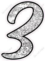 CUL 23.5" Individuals - Light Silver Sparkle 3