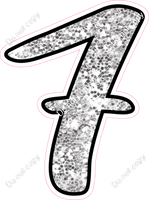 CUL 23.5" Individuals - Light Silver Sparkle 7