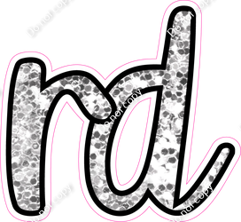 CUL 23.5" Individuals - Light Silver Sparkle RD