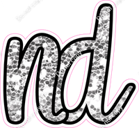 CUL 23.5" Individuals - Light Silver Sparkle ND