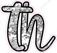 CUL 23.5" Individuals - Light Silver Sparkle TH