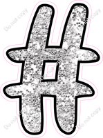 CUL 23.5" Individuals - Light Silver Sparkle #