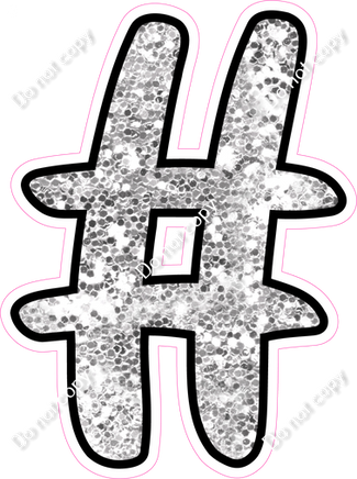 CUL 23.5" Individuals - Light Silver Sparkle #