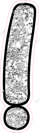 CUL 23.5" Individuals - Light Silver Sparkle !