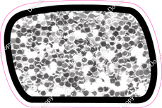 CUL 23.5" Individuals - Light Silver Sparkle Dash