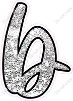 CUL 23.5" Individuals - Light Silver Sparkle b