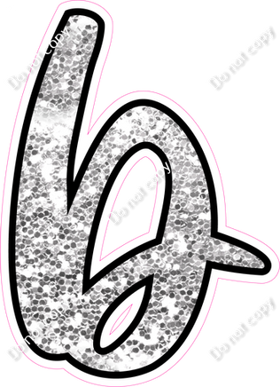 CUL 23.5" Individuals - Light Silver Sparkle b