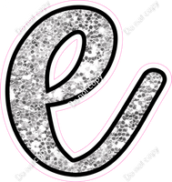 CUL 23.5" Individuals - Light Silver Sparkle e