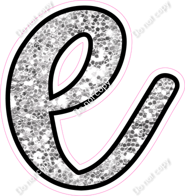 CUL 23.5" Individuals - Light Silver Sparkle e