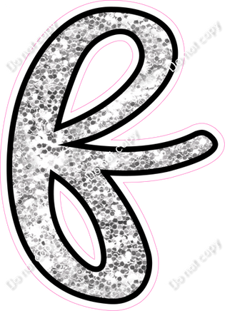 CUL 23.5" Individuals - Light Silver Sparkle f