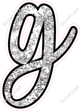 CUL 23.5" Individuals - Light Silver Sparkle g