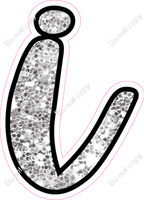 CUL 23.5" Individuals - Light Silver Sparkle i