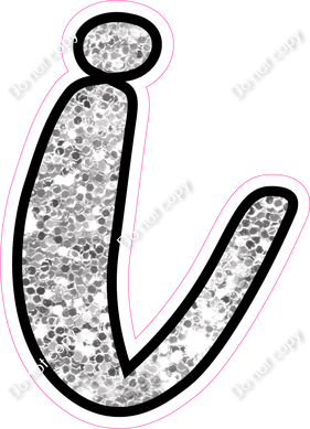 CUL 23.5" Individuals - Light Silver Sparkle i