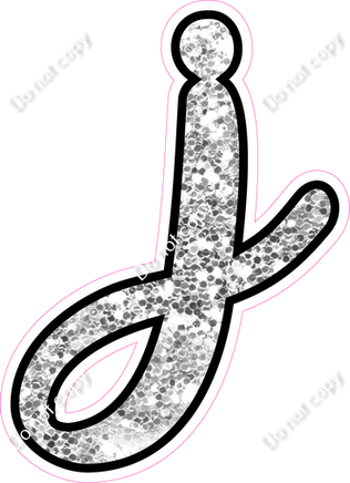 CUL 23.5" Individuals - Light Silver Sparkle j