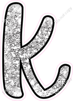 CUL 23.5" Individuals - Light Silver Sparkle k