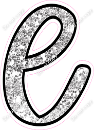 CUL 23.5" Individuals - Light Silver Sparkle l