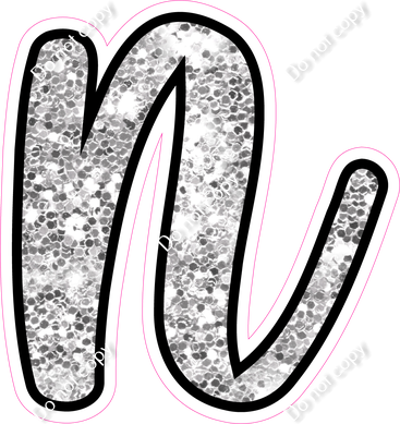 CUL 23.5" Individuals - Light Silver Sparkle n