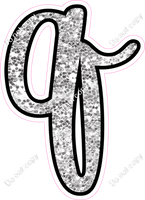 CUL 23.5" Individuals - Light Silver Sparkle q