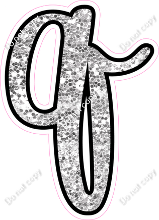 CUL 23.5" Individuals - Light Silver Sparkle q