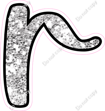 CUL 23.5" Individuals - Light Silver Sparkle r