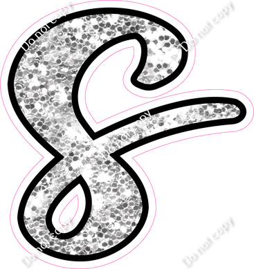 CUL 23.5" Individuals - Light Silver Sparkle s