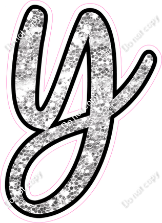 CUL 23.5" Individuals - Light Silver Sparkle y