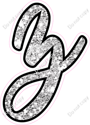 CUL 23.5" Individuals - Light Silver Sparkle z