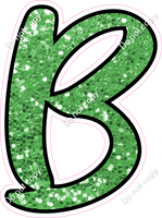 CUL 23.5" Individuals - Lime Green Sparkle B