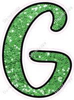 CUL 23.5" Individuals - Lime Green Sparkle G