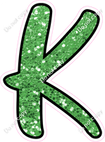 CUL 23.5" Individuals - Lime Green Sparkle K