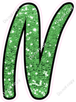 CUL 23.5" Individuals - Lime Green Sparkle N