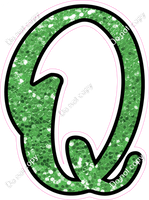 CUL 23.5" Individuals - Lime Green Sparkle Q
