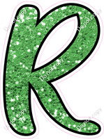 CUL 23.5" Individuals - Lime Green Sparkle R