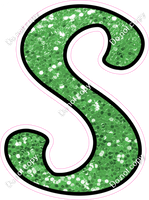 CUL 23.5" Individuals - Lime Green Sparkle S