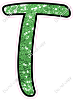 CUL 23.5" Individuals - Lime Green Sparkle T